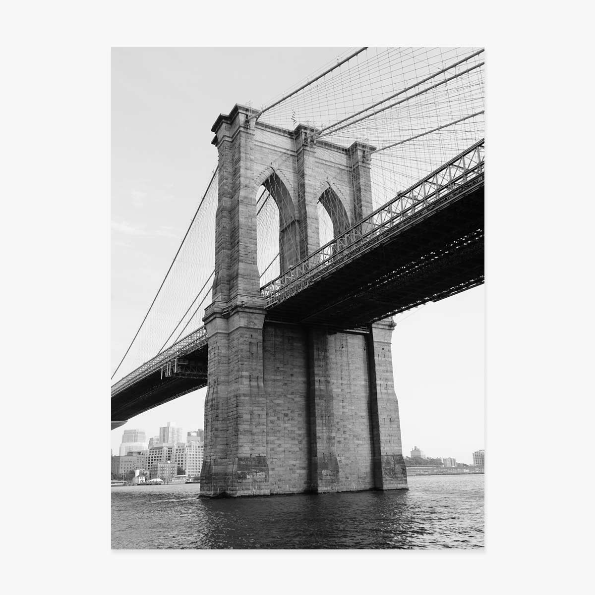 Poster van de Brooklyn Bridge