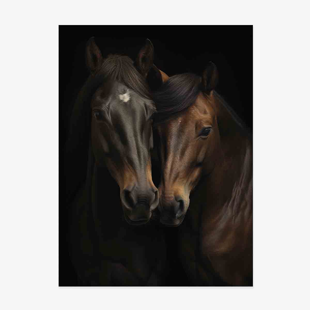 Affiche « Chevaux »