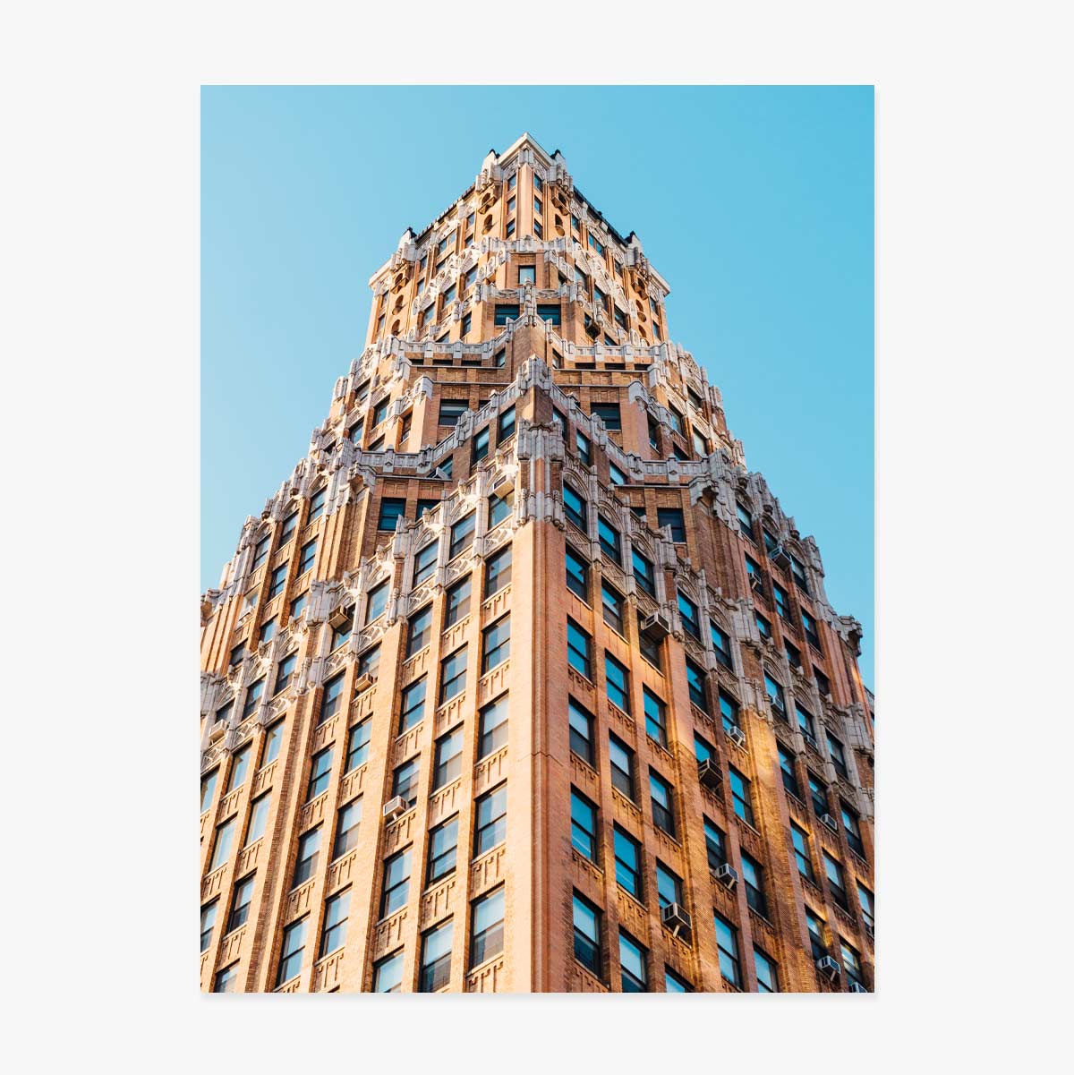 Poster van een gebouw in New York