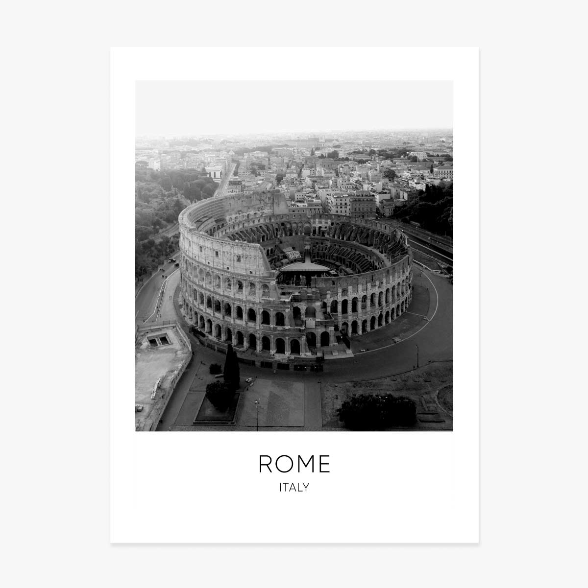 Poster van het Colosseum in Rome, Italië