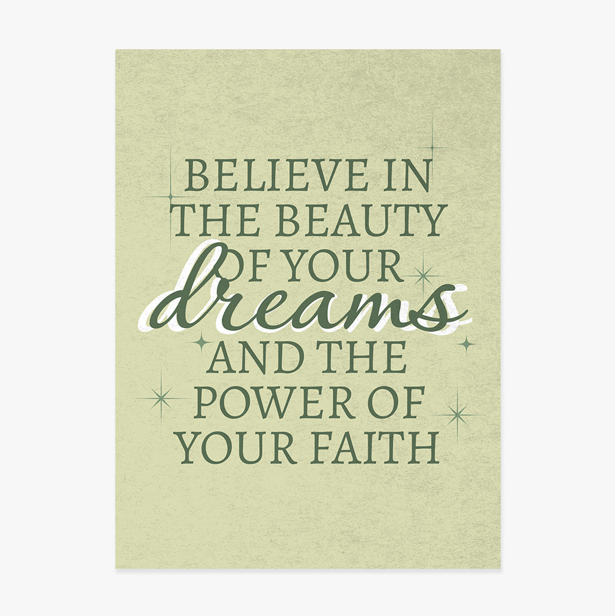 Affiche « Faith »
