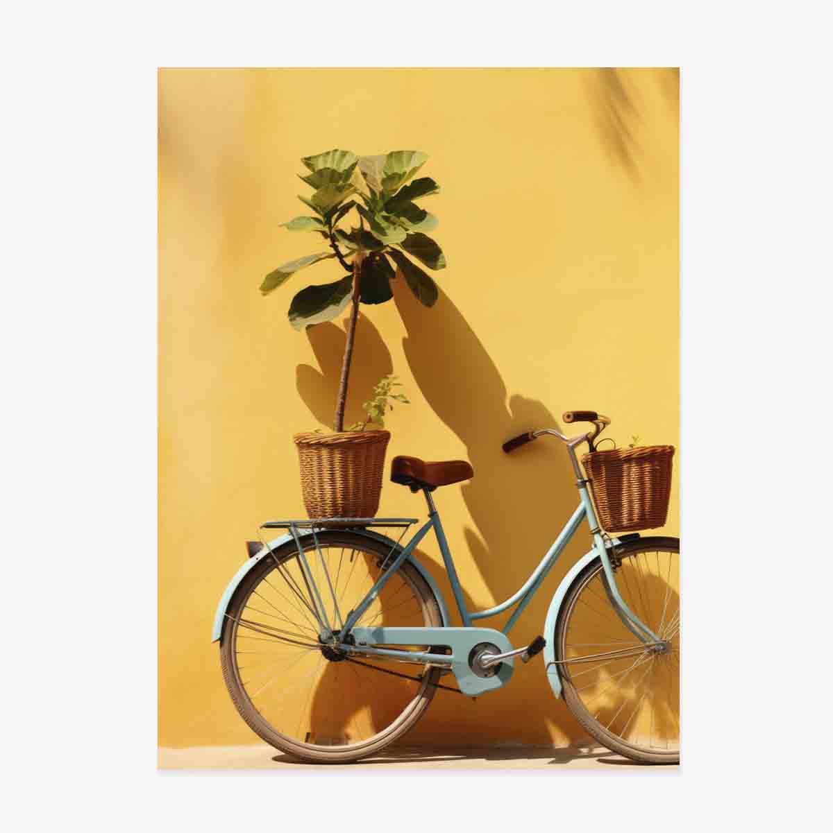 Affiche « Le vélo et la plante »