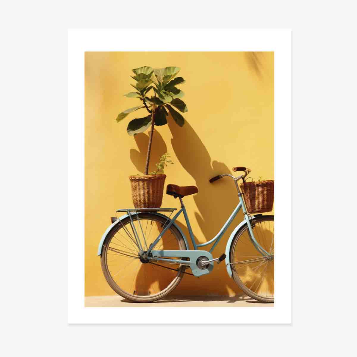 Affiche « Le vélo et la plante »