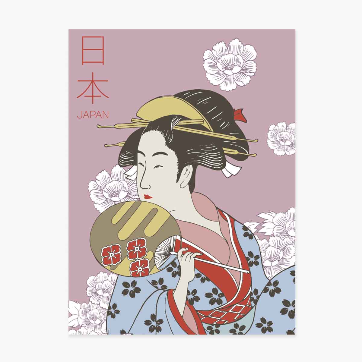 Affiche « Geisha »