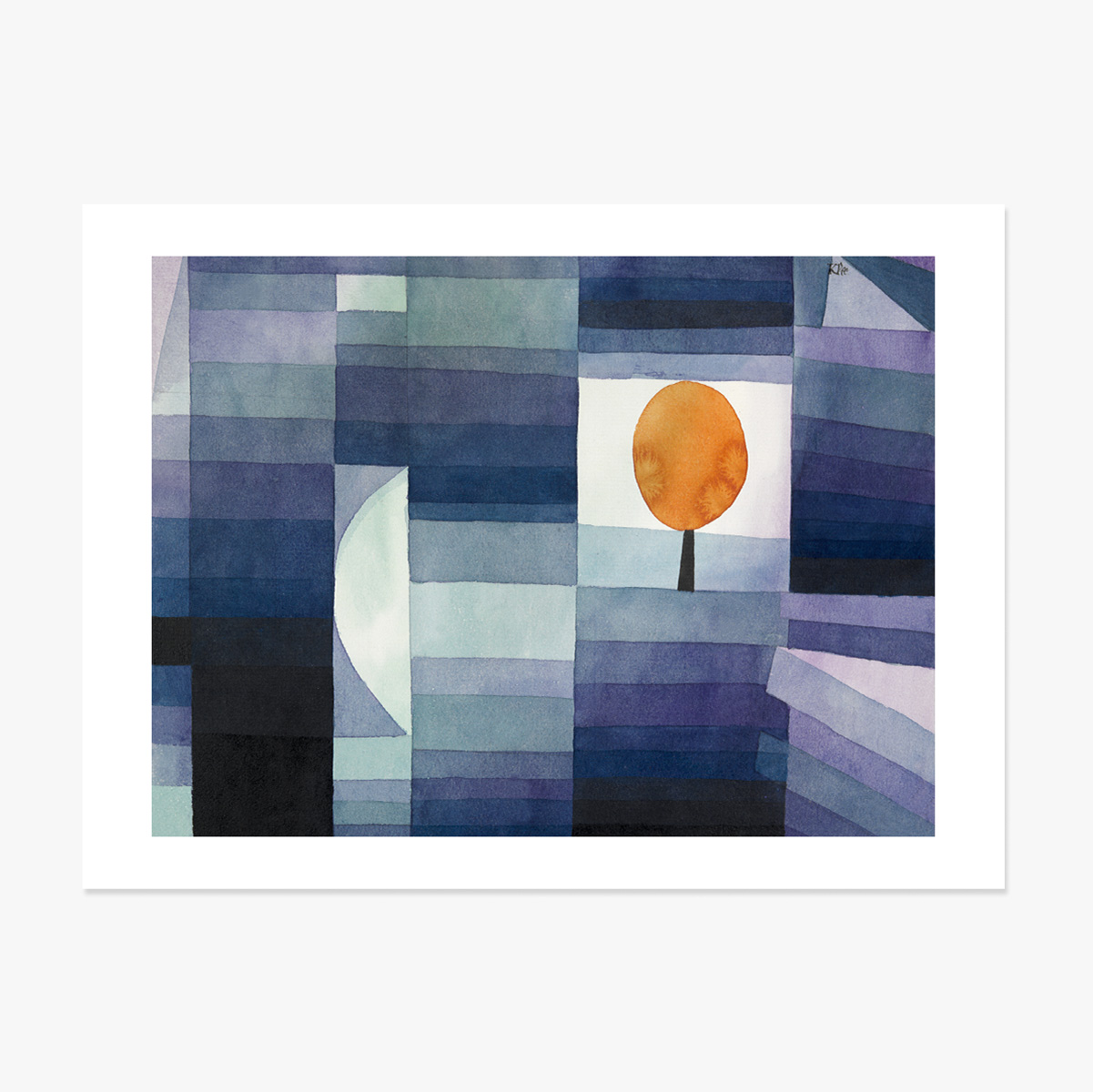 Poster in liggend formaat - Paul Klee - De voorbode van de lente 1922
