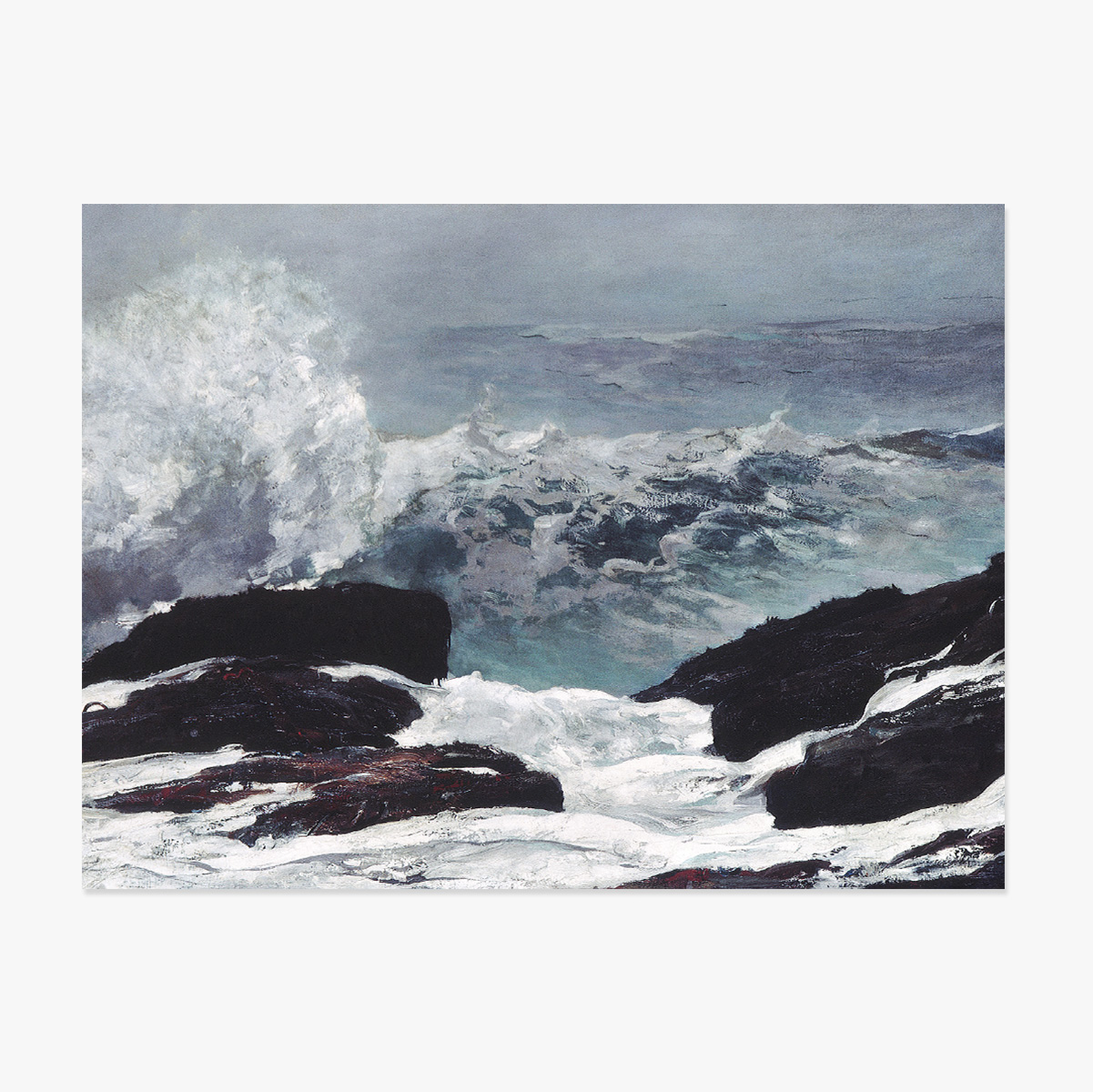 Poster in liggend formaat - Winslow Homer - Northeaster 1895