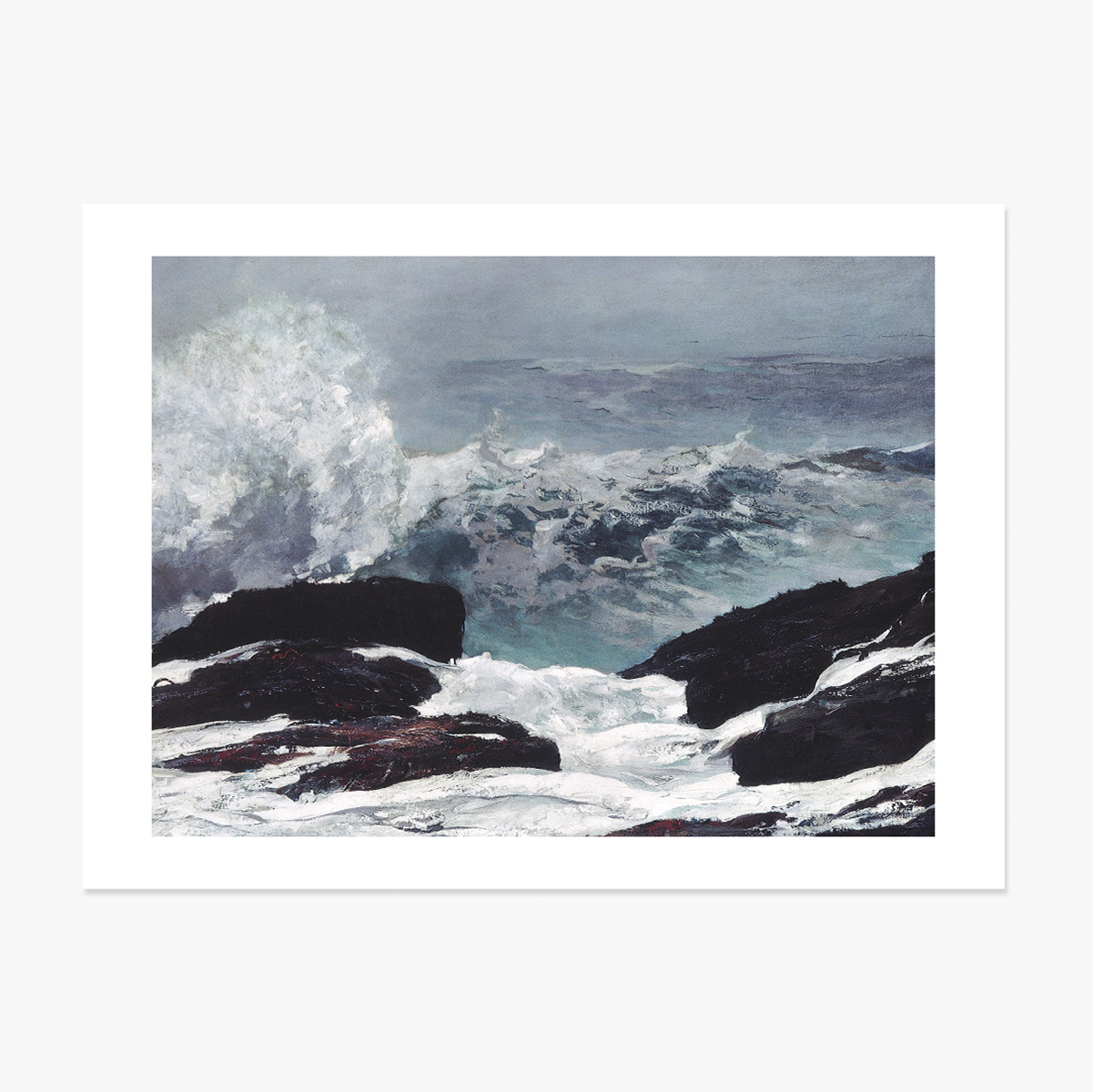Poster in liggend formaat - Winslow Homer - Northeaster 1895