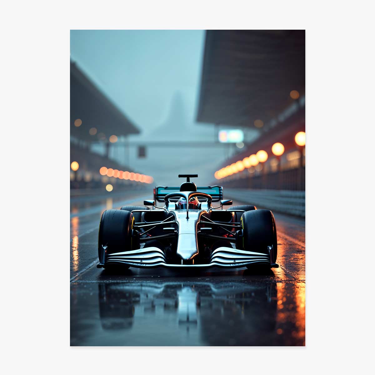 Poster Formule 1-auto