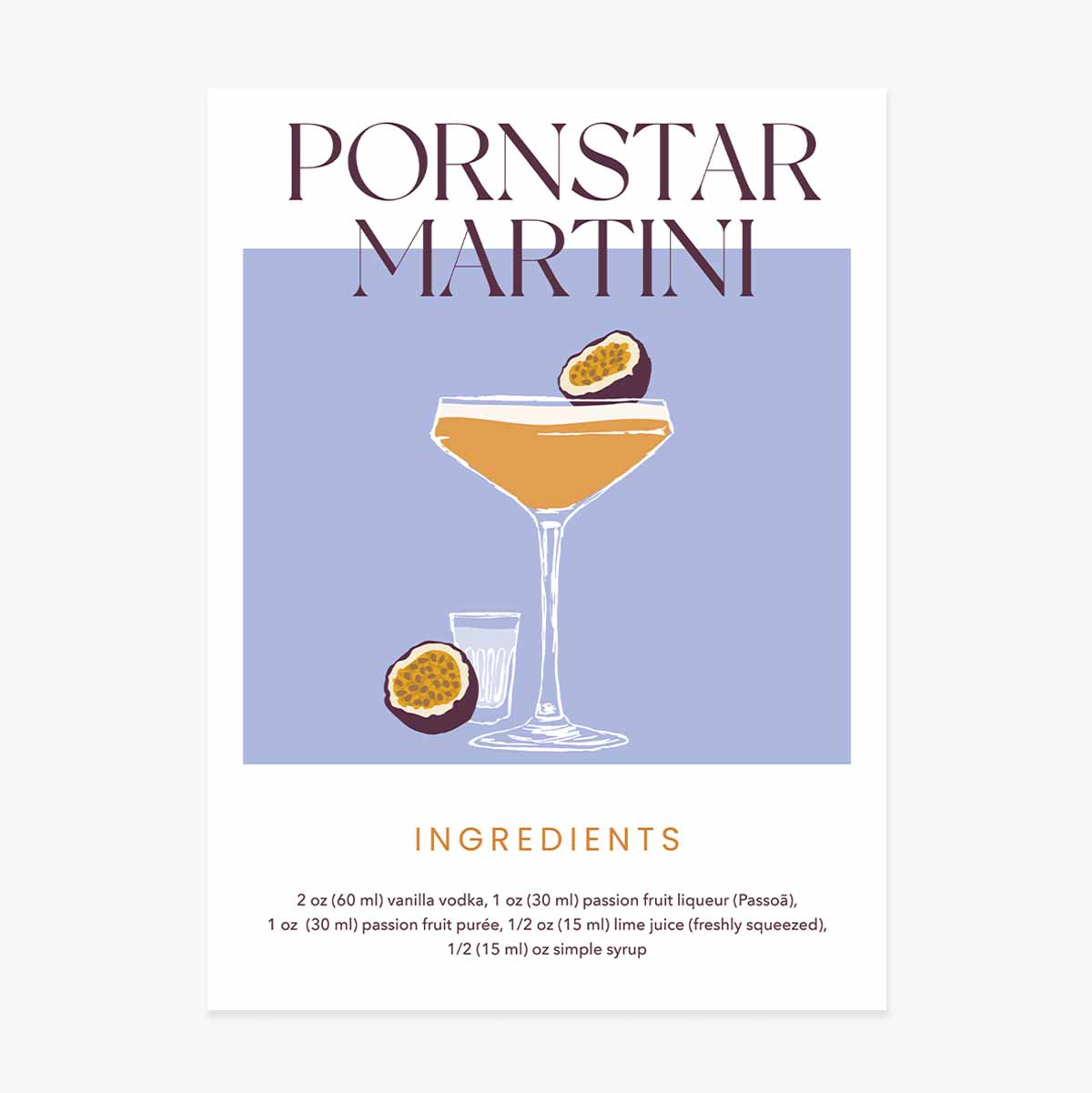 Poster Pornstar Martini