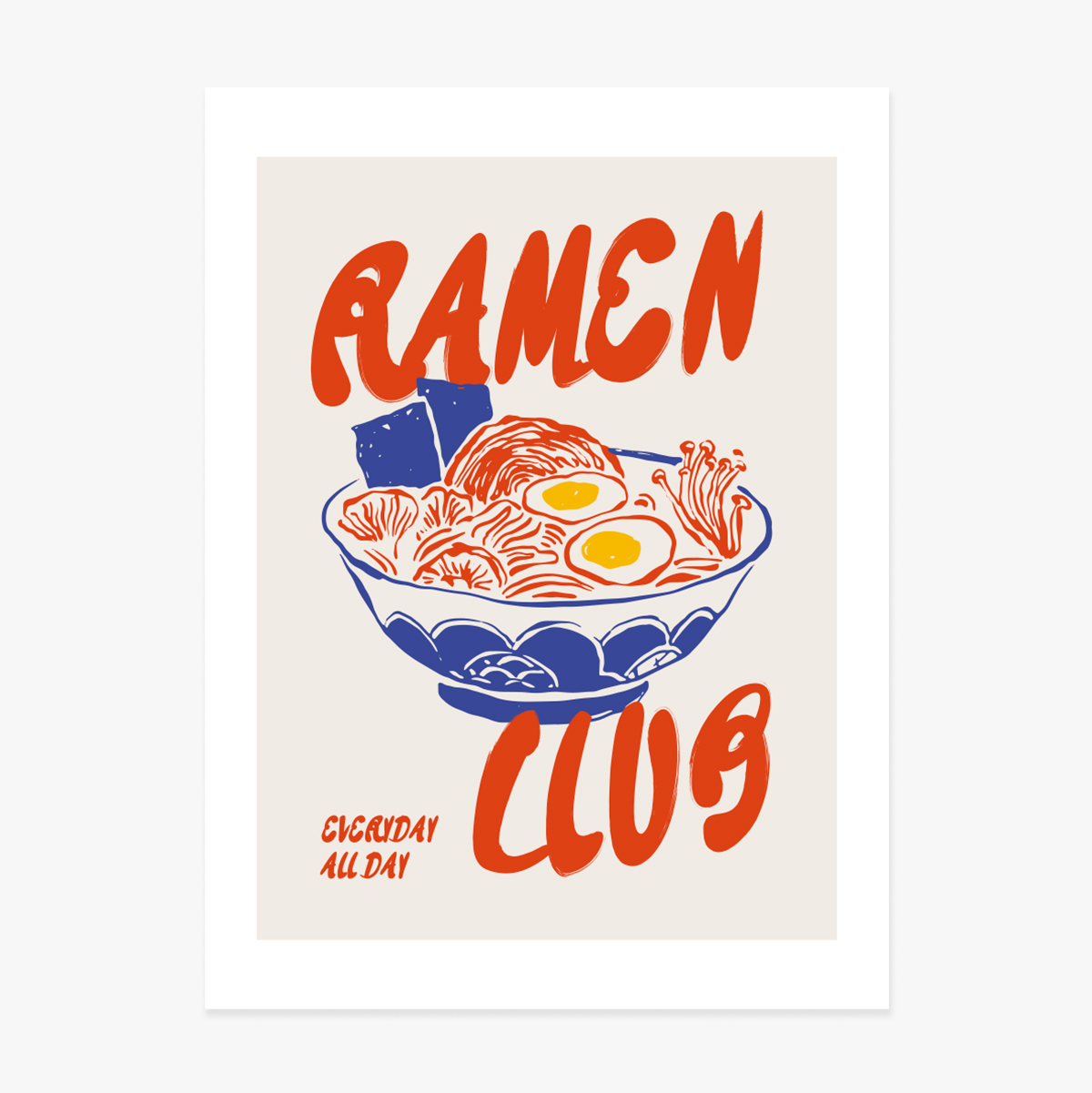 Poster Ramen Club