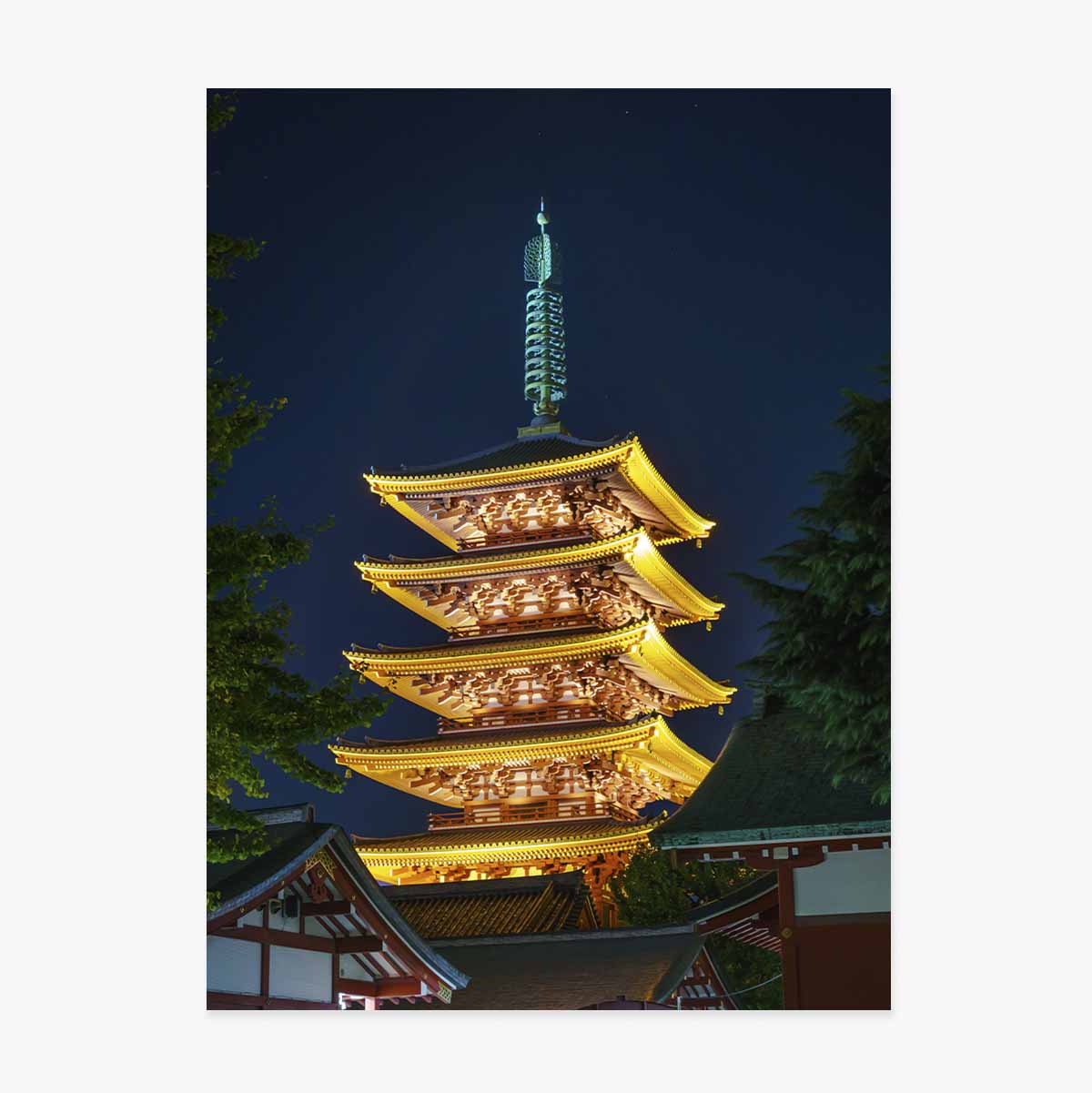 Affiche « Temple japonais »
