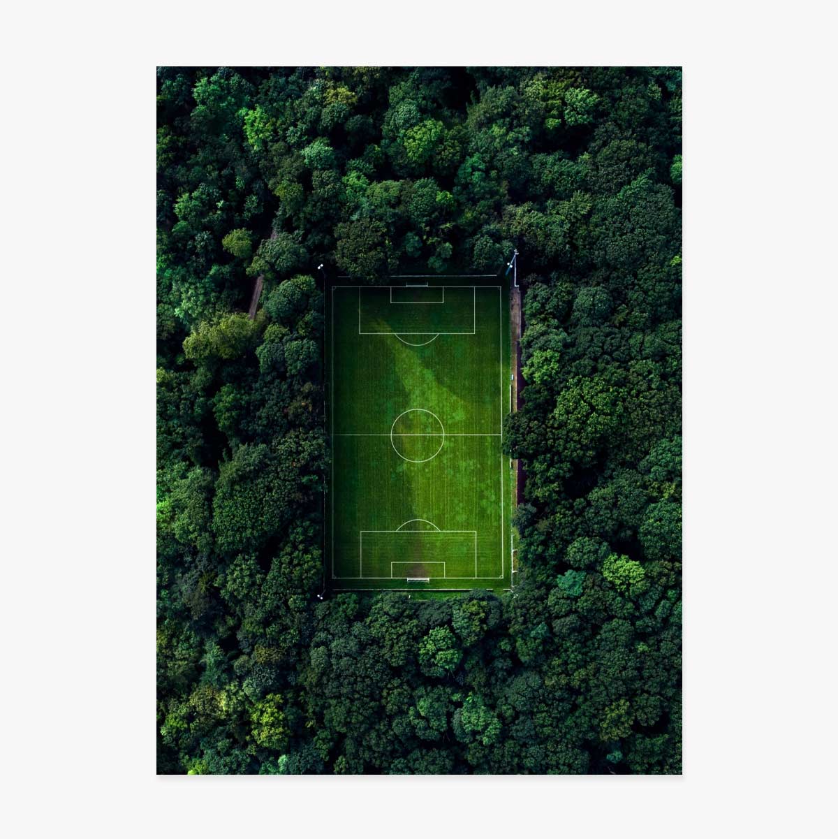 Poster voetbalveld