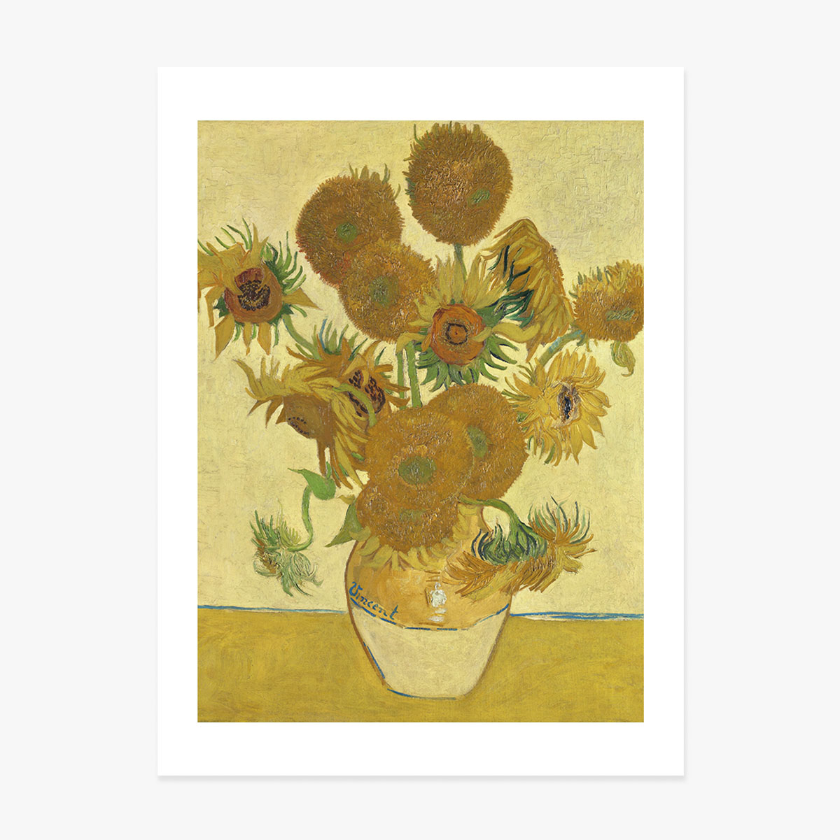 Poster Vincent van Gogh, Zonnebloem 1888